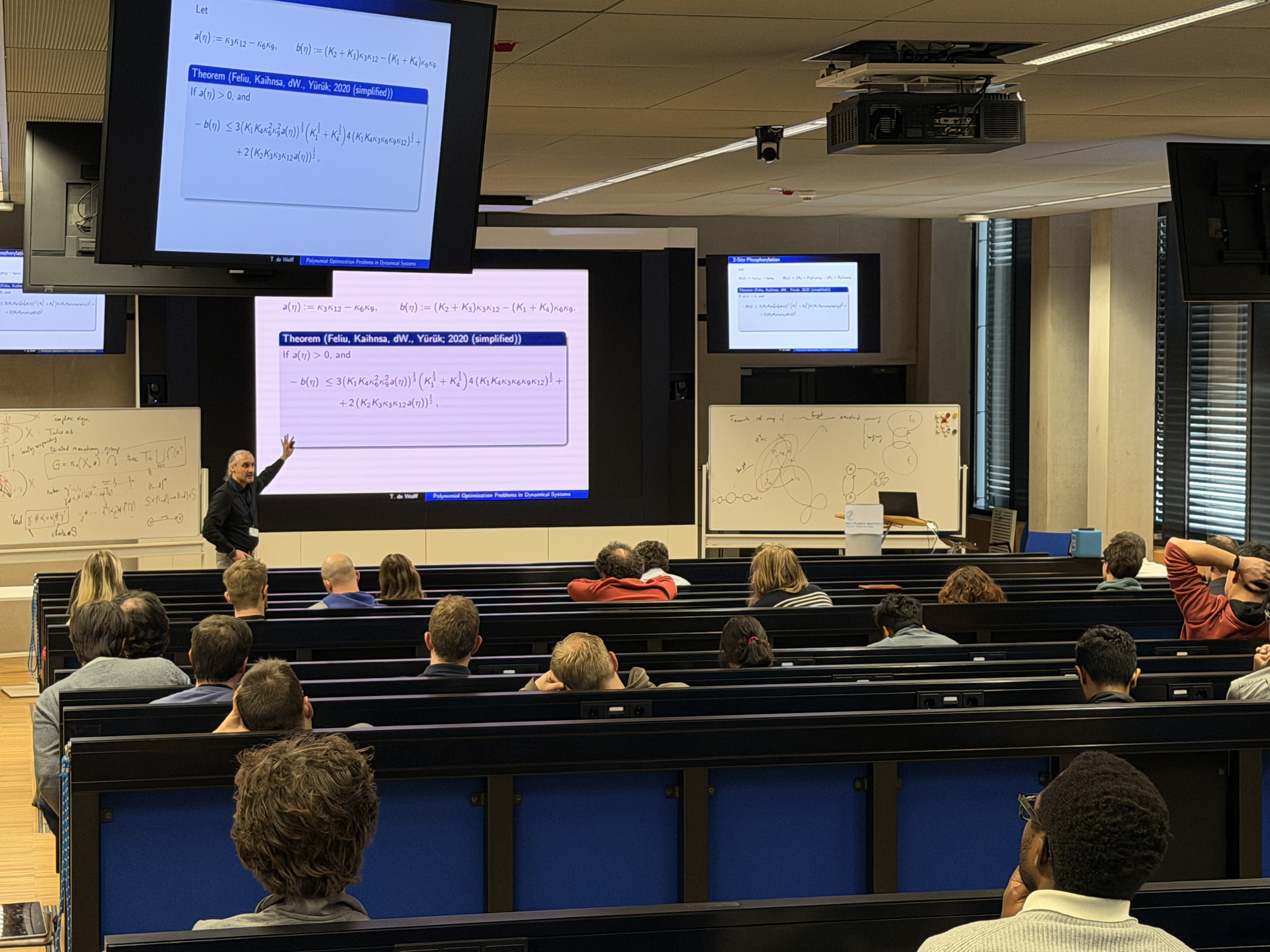 Prof. Dr. Timo de Wolff's talk 'A Spotlight on Polynomial Optimization Problems in Dynamical Systems'